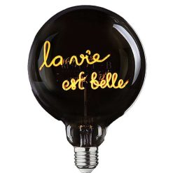 ELEMENTS LIGHTING Ampoules Message | Ampoule La Vie Est Belle Pour Socle Portable / H 17 Cm