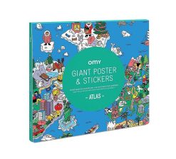 OMY Jeux & Fun | Omy Poster Stickers - Atlas