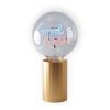 ELEMENTS LIGHTING Ampoules Message | Ampoule Good Vibes Pour Socle Portable / H 17 Cm