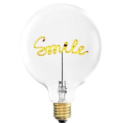 ELEMENTS LIGHTING Ampoules Message | Ampoule Smile / H 17 Cm