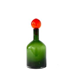 POLSPOTTEN Bouteilles, Carafes | Pols Potten Bouteille En Verre H.33 Cm - Vert