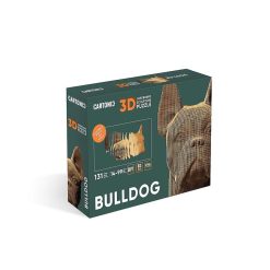 CARTONIC Jeux & Fun | Puzzle 3D Carton - Bulldog