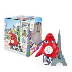 Doudou & Compagnie Peluches & Figurines | Figurine Mascotte Jeux Olympiques Paris 2024 - Tour Eiffel