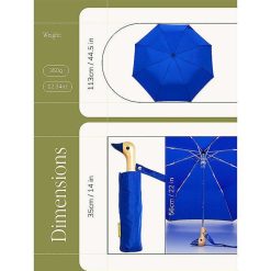 ORIGINAL DUCKHEAD Accessoires (Porte-Cl S, Parapluies) | Parapluie Compact Avec Manche Duck - Royal Blue