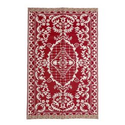 RICE Tapis / Plaids / Coussins | Tapis Small Rouge & Blanc 180 X 120 Cm