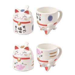 CNB TOKYO DESIGN Mugs & Tasses | Mug Kawaii - Maneki Neko Rose