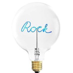 ELEMENTS LIGHTING Ampoules Message | Ampoule Rock Bleu / H 17 Cm