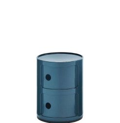 KARTELL Mobilier / Rangements | Kartell Rangement Componibili 2 Tiroirs - Bleu Canard