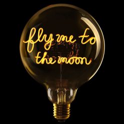 ELEMENTS LIGHTING Ampoules Message | Ampoule Fly Me To The Moon / H 17 Cm