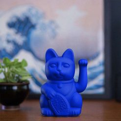 DONKEY PRODUCTS Vases / Petits Objects D Co | Lucky Cat - Bleu Royal