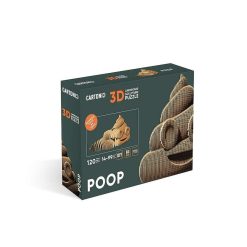 CARTONIC Jeux & Fun | Puzzle 3D Carton - Poop