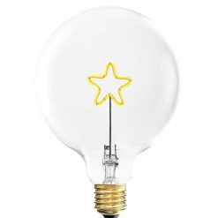 ELEMENTS LIGHTING Ampoules Message | Ampoule Star / H 17 Cm