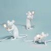 SELETTI Luminaires | Lampe De Table Souris Debout - H 14,5 Cm